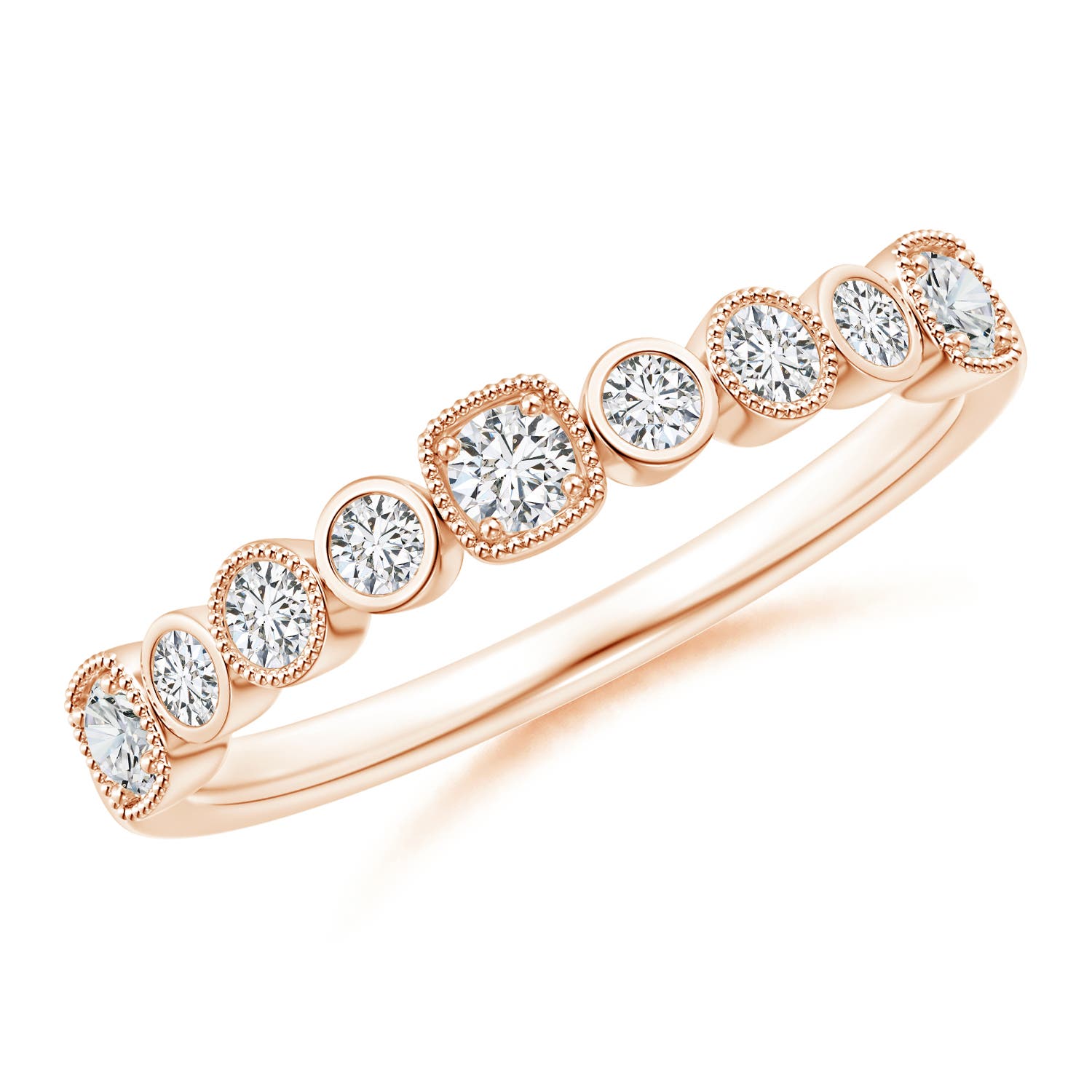 H, SI2 / 0.31 CT / 14 KT Rose Gold