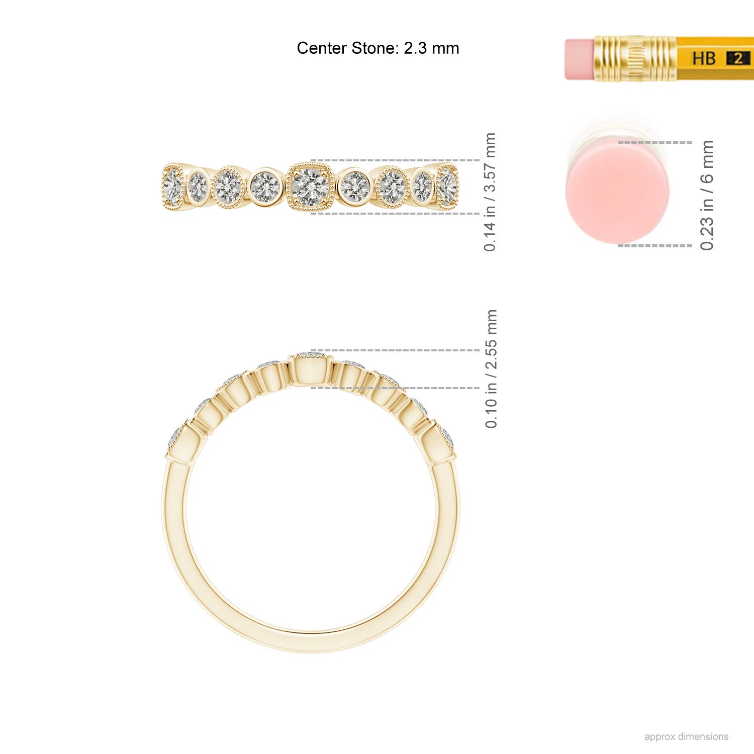 K, I3 / 0.31 CT / 14 KT Yellow Gold