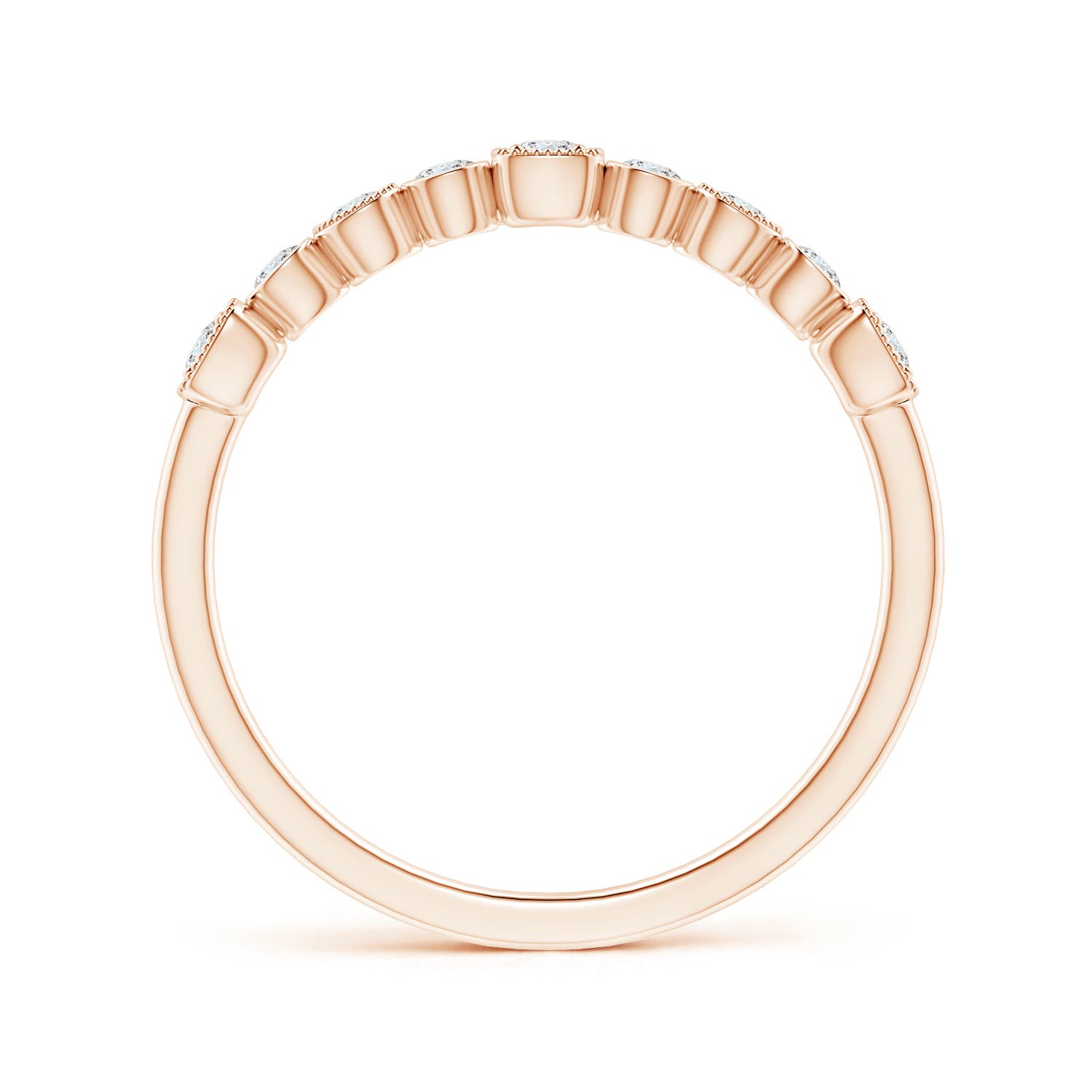 F-G, VS / 0.2 CT / 14 KT Rose Gold