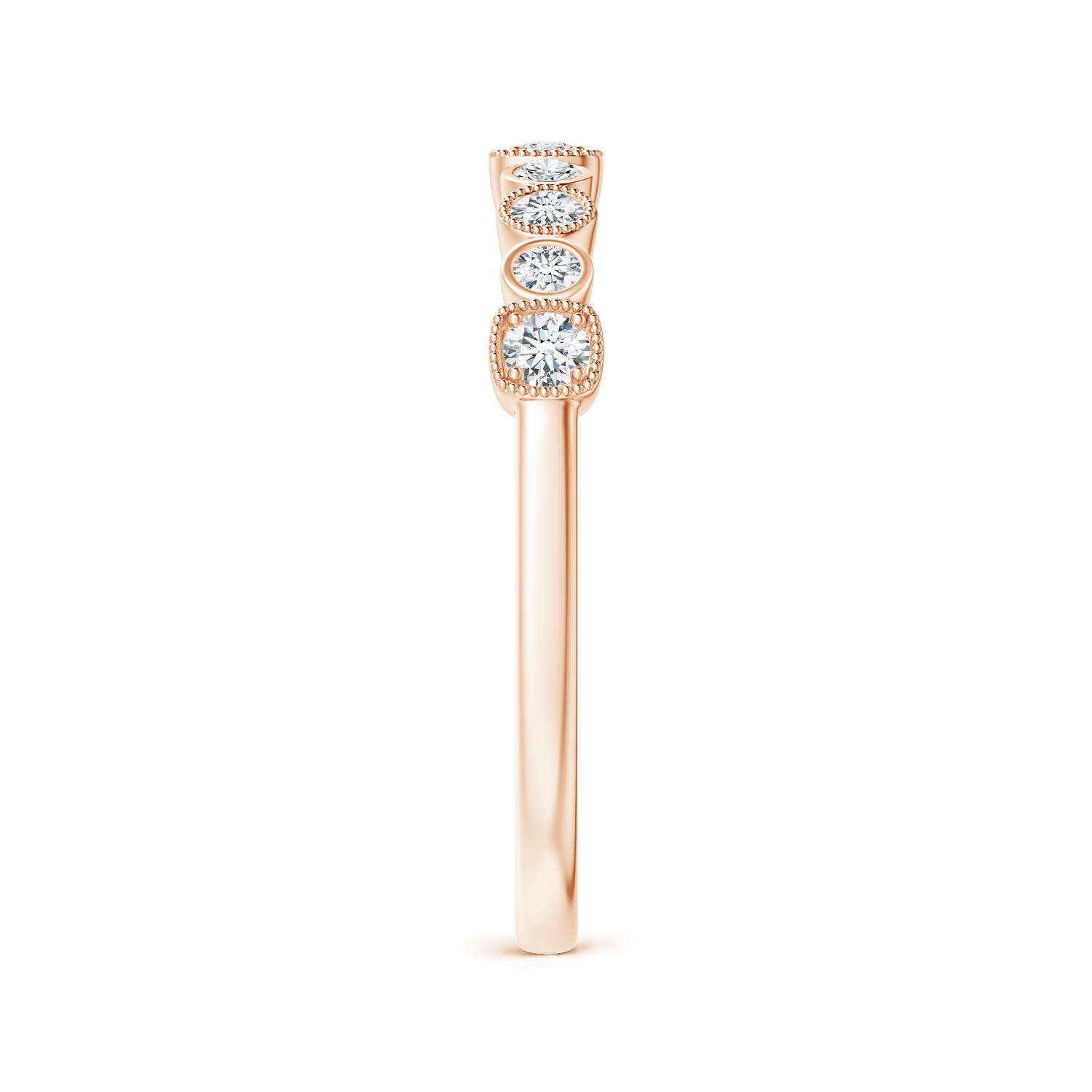 F-G, VS / 0.2 CT / 14 KT Rose Gold