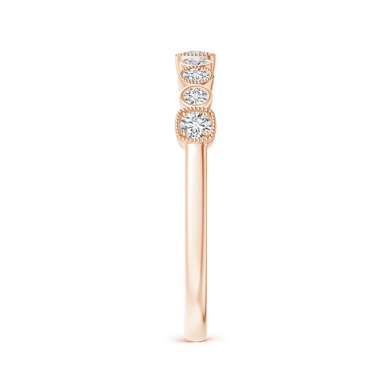 H, SI2 / 0.2 CT / 14 KT Rose Gold