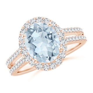 Oval A Aquamarine