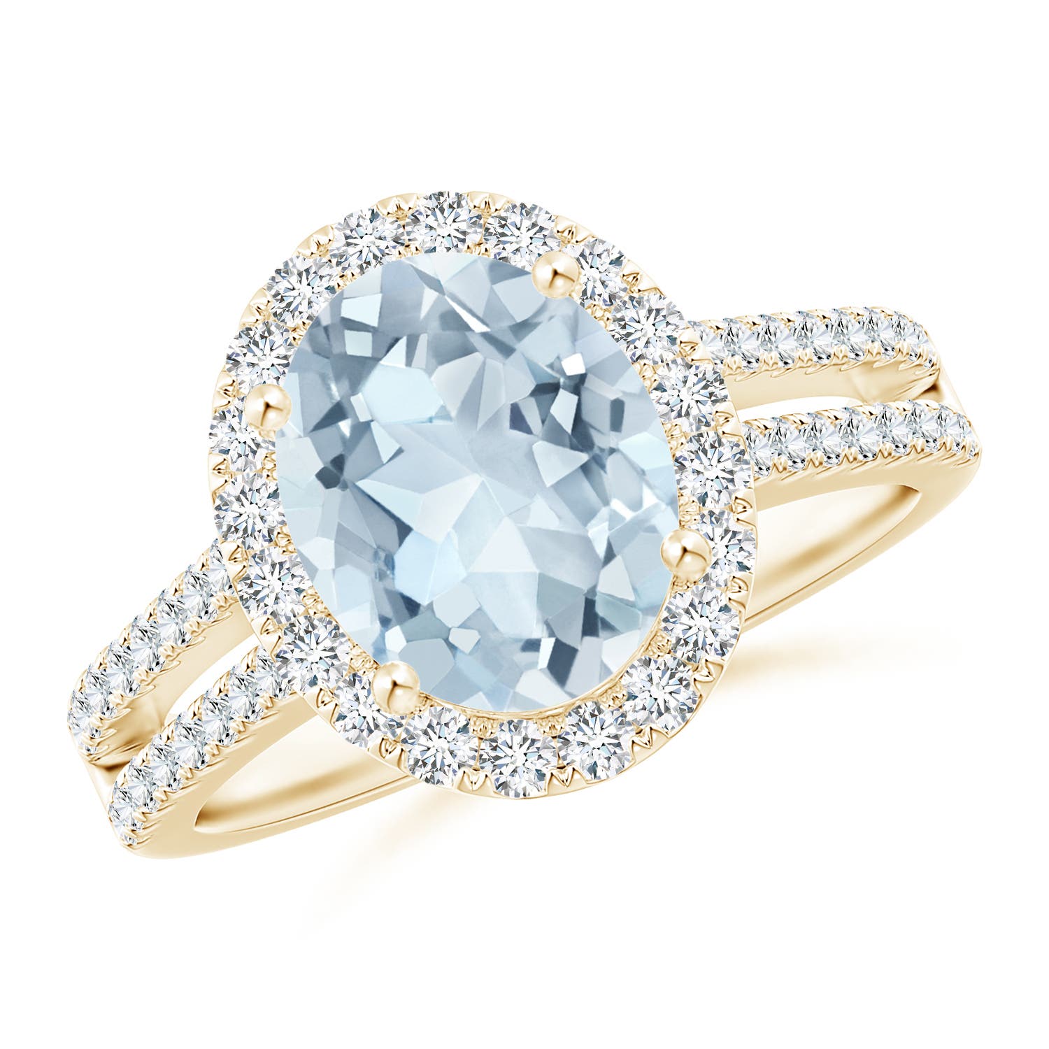 A - Aquamarine / 2.7 CT / 14 KT Yellow Gold