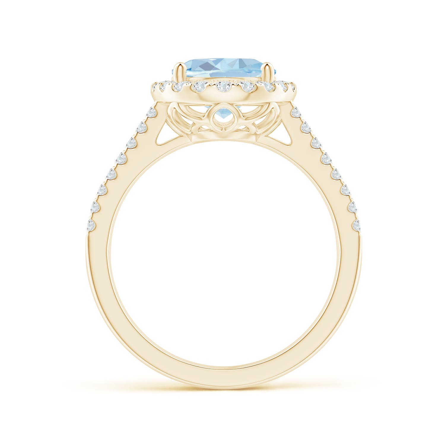 A - Aquamarine / 2.7 CT / 14 KT Yellow Gold