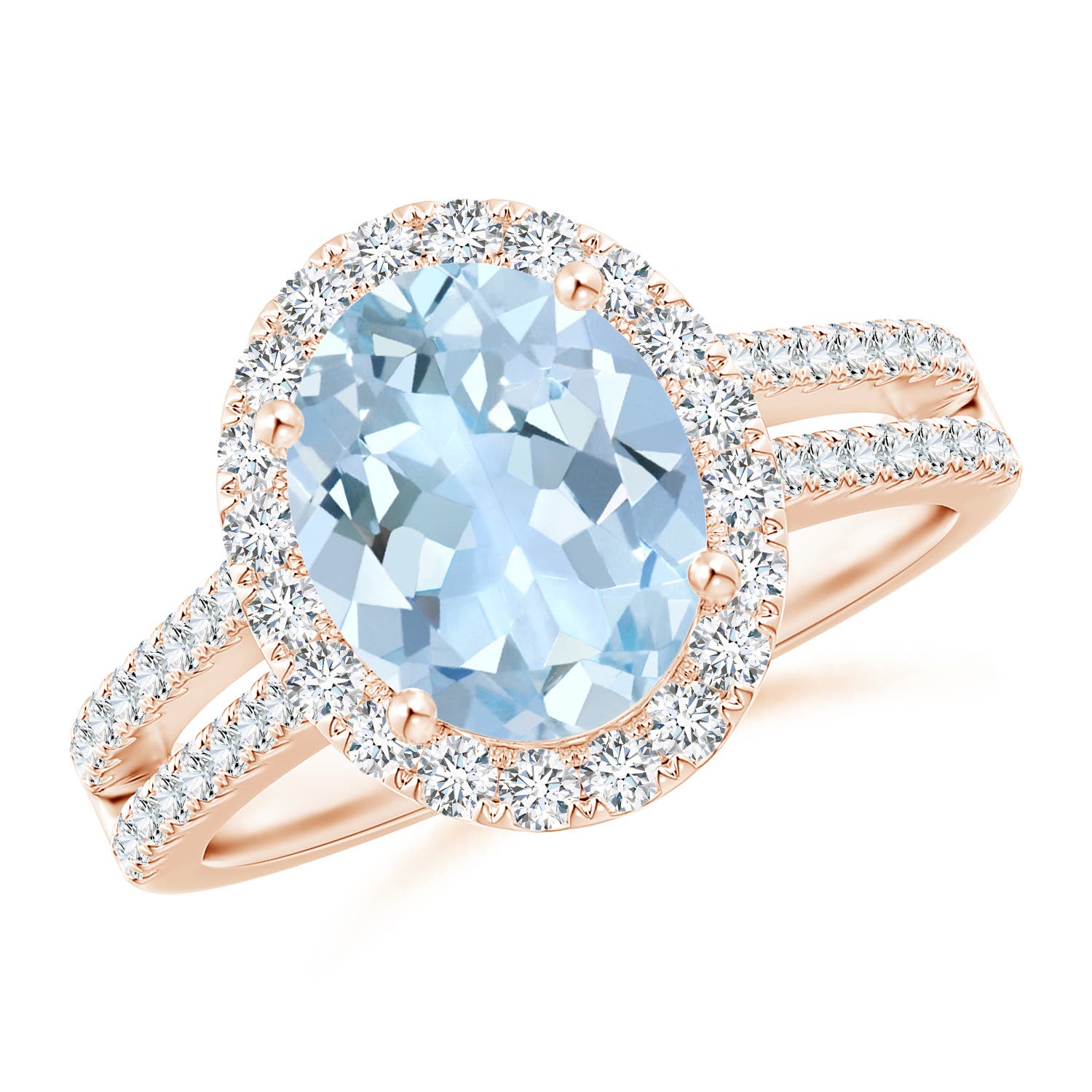 AA - Aquamarine / 2.7 CT / 14 KT Rose Gold