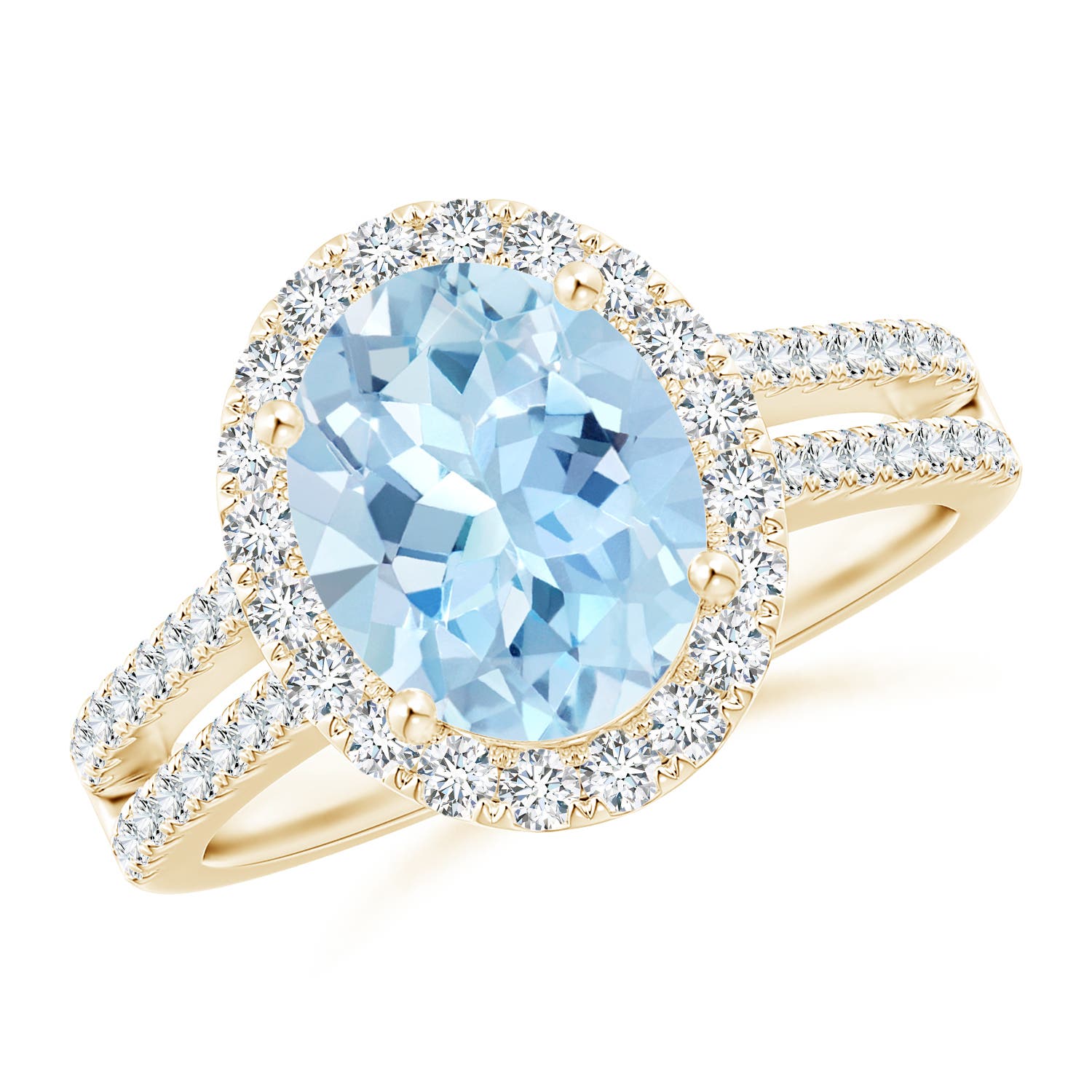 AAA - Aquamarine / 2.7 CT / 14 KT Yellow Gold