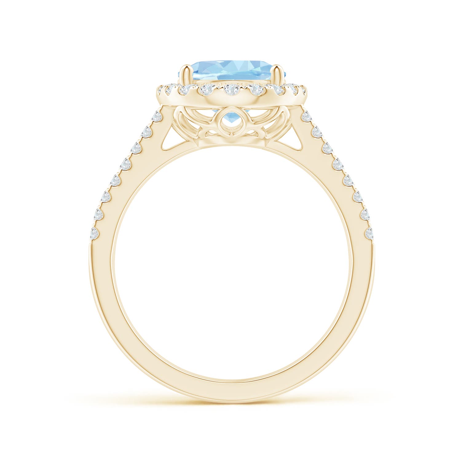 AAA - Aquamarine / 2.7 CT / 14 KT Yellow Gold