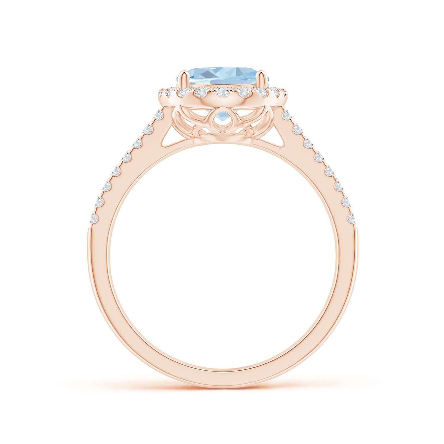 A - Aquamarine / 1.88 CT / 14 KT Rose Gold