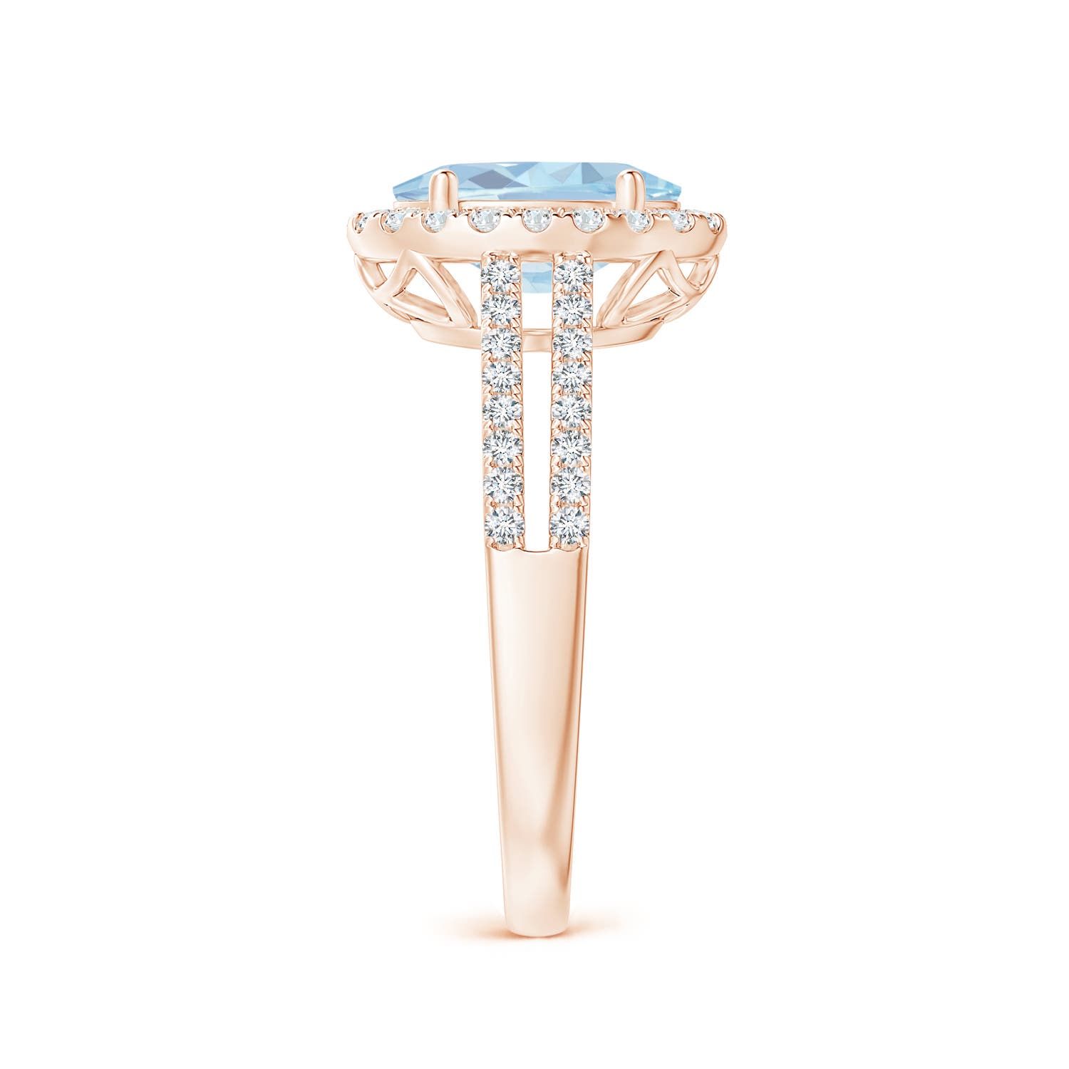 A - Aquamarine / 1.88 CT / 14 KT Rose Gold