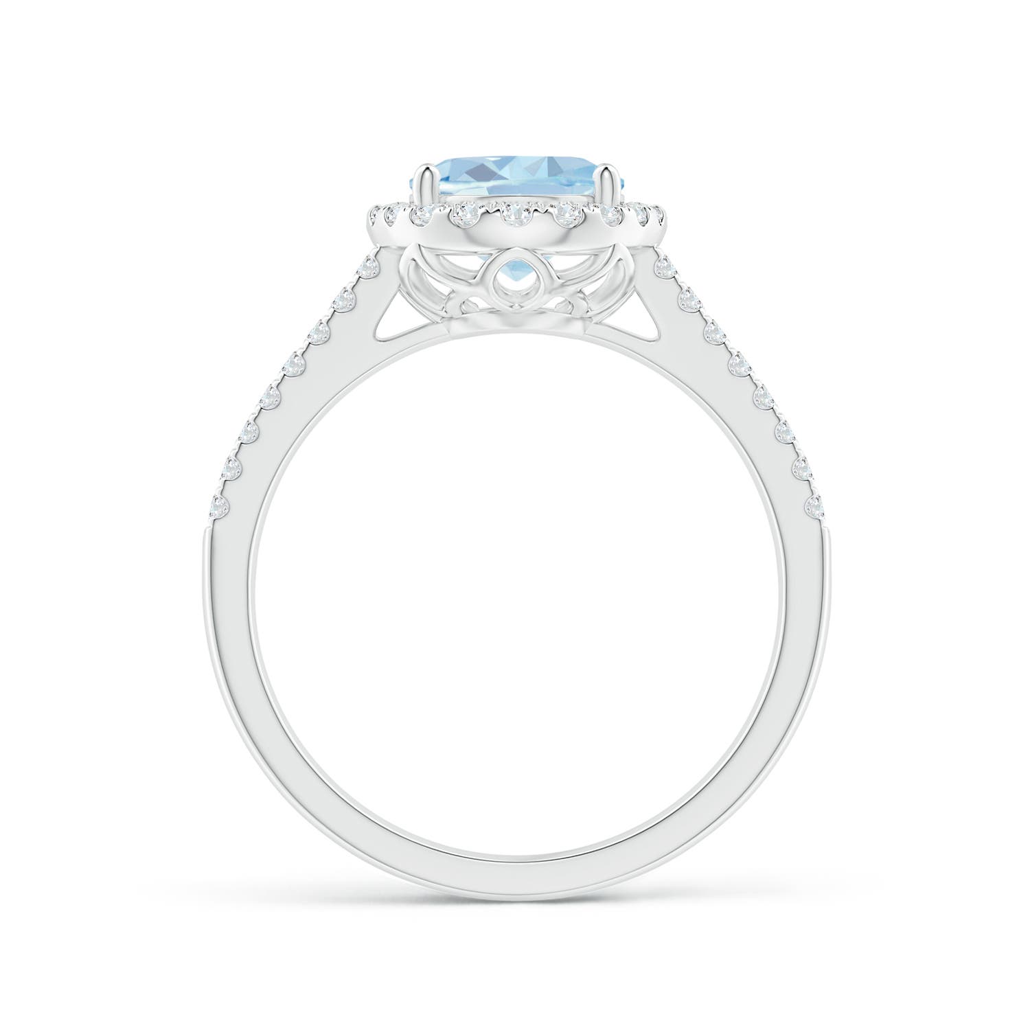 A - Aquamarine / 1.88 CT / 14 KT White Gold