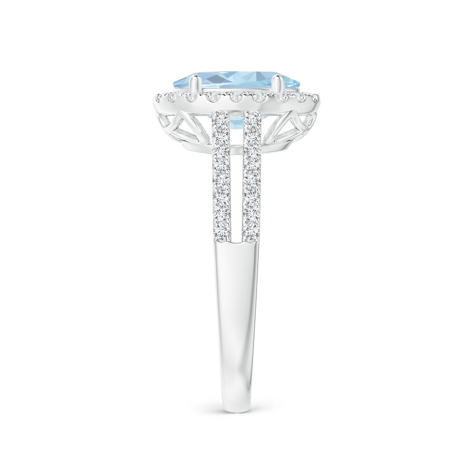 A - Aquamarine / 1.88 CT / 14 KT White Gold