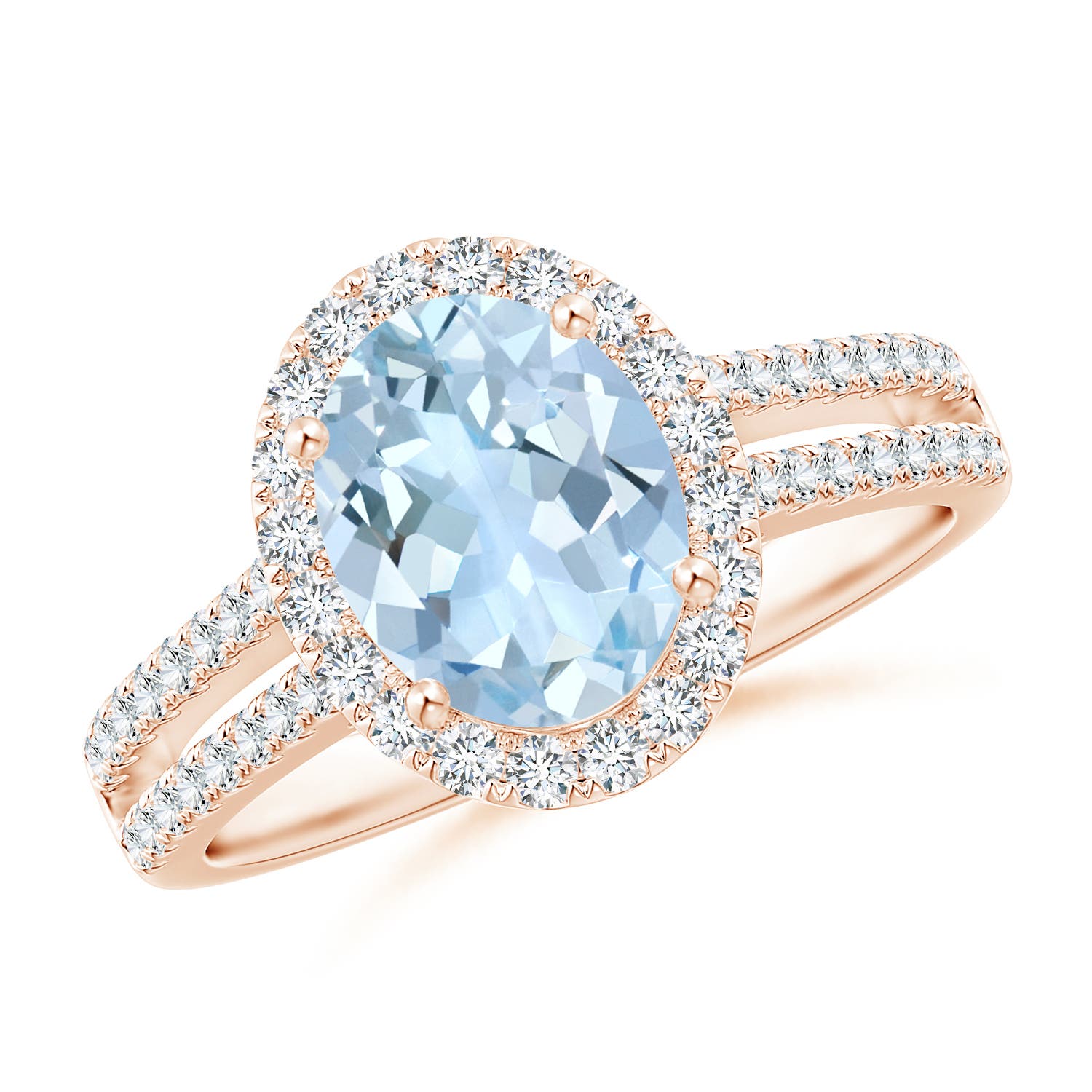 AA - Aquamarine / 1.88 CT / 14 KT Rose Gold