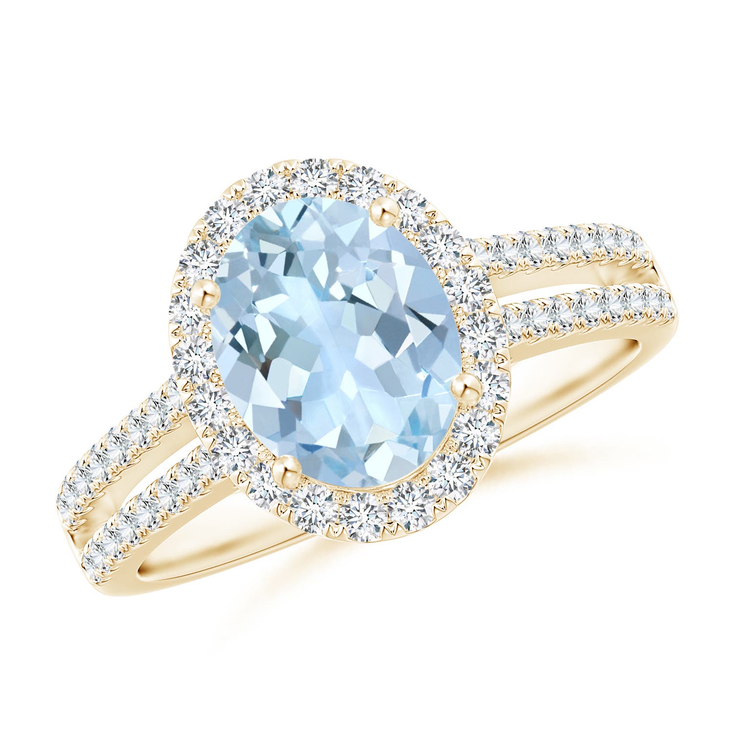 AA - Aquamarine / 1.88 CT / 14 KT Yellow Gold