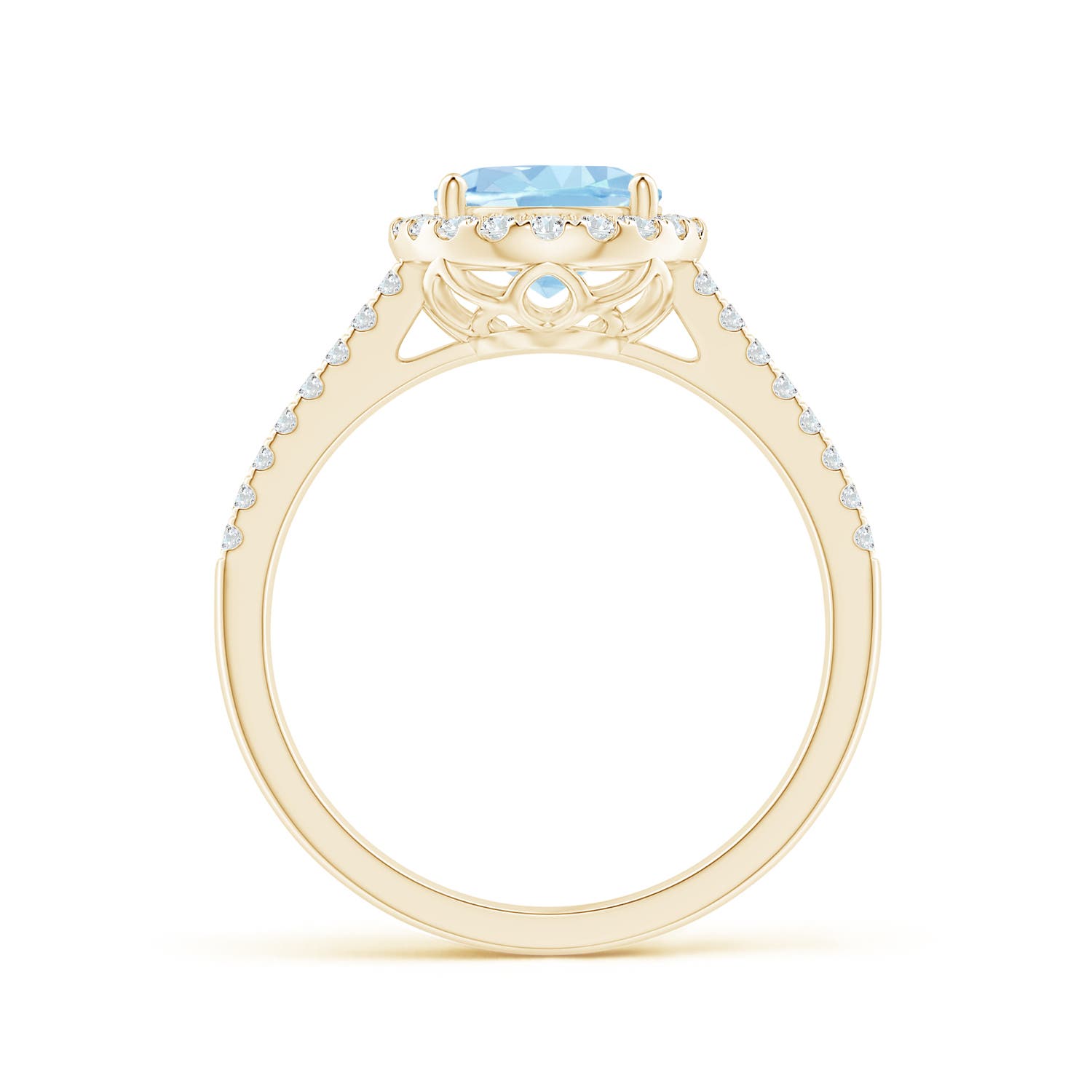 AAA - Aquamarine / 1.88 CT / 14 KT Yellow Gold