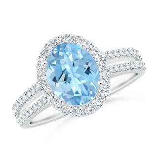 Oval AAAA Aquamarine