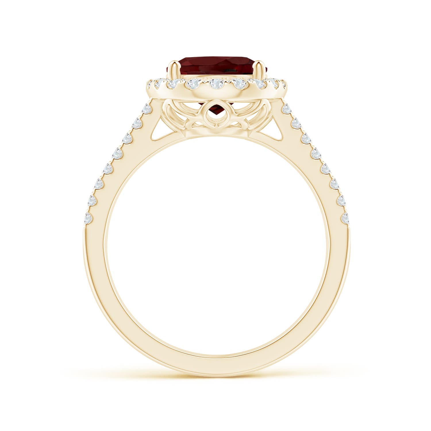 AAA - Garnet / 3.45 CT / 14 KT Yellow Gold