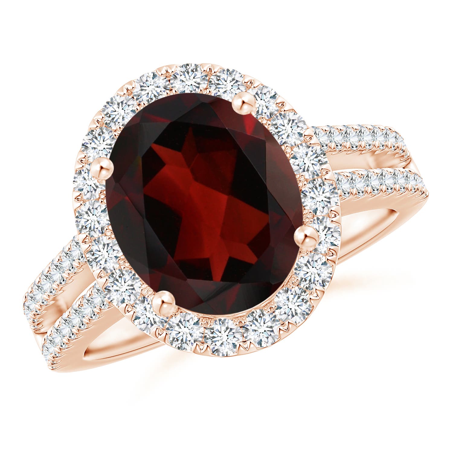 AA - Garnet / 4.92 CT / 14 KT Rose Gold