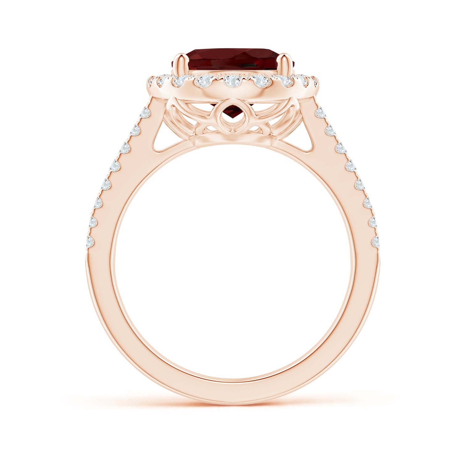 AAA - Garnet / 4.92 CT / 14 KT Rose Gold