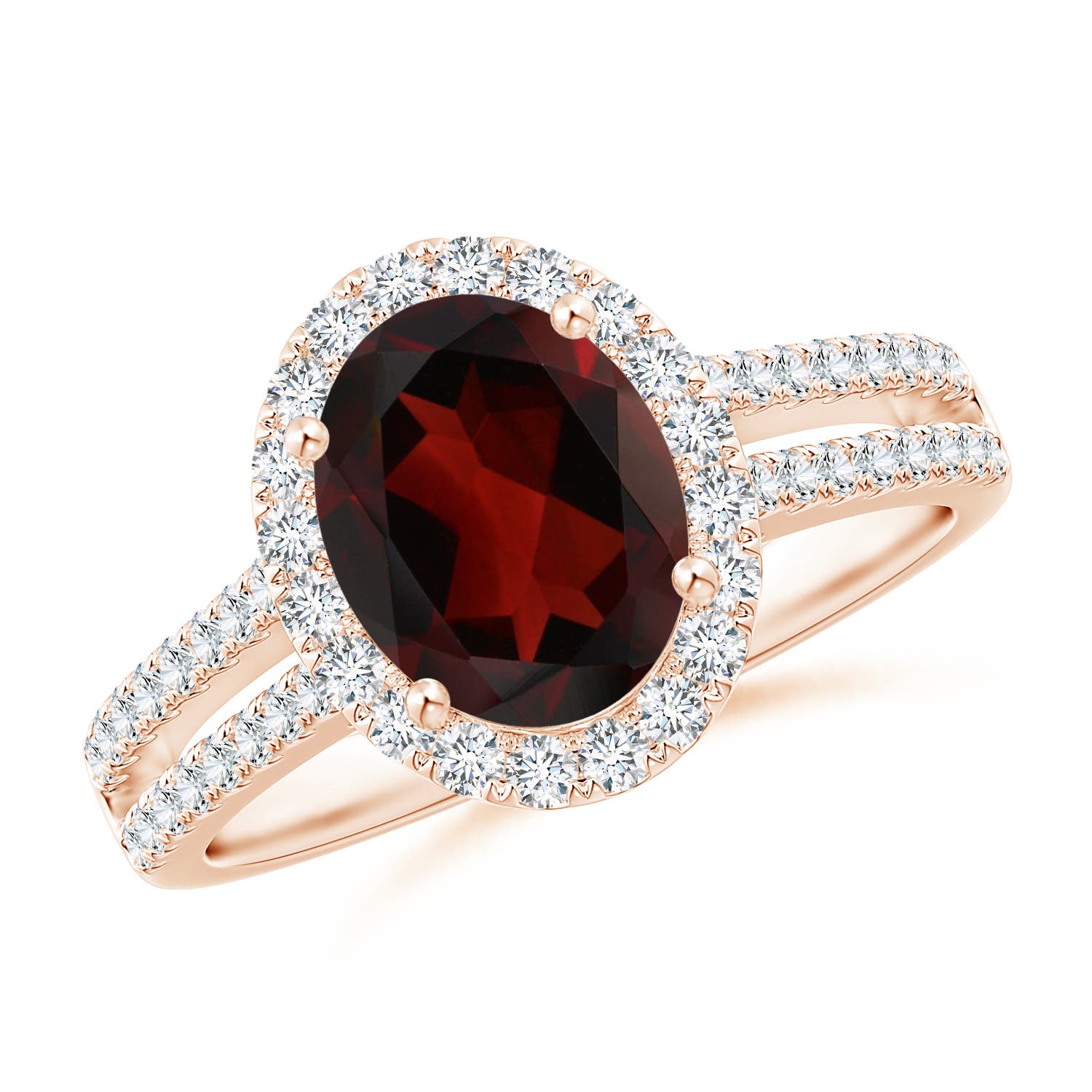 AA - Garnet / 2.38 CT / 14 KT Rose Gold