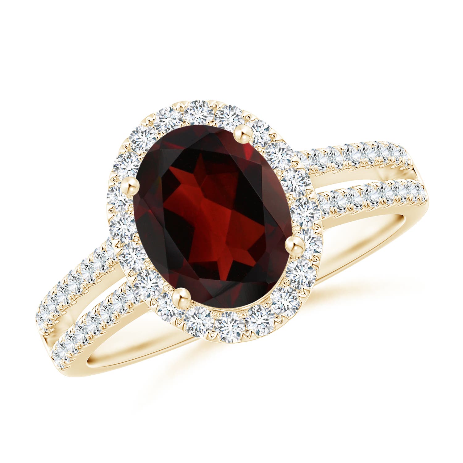 AA - Garnet / 2.38 CT / 14 KT Yellow Gold