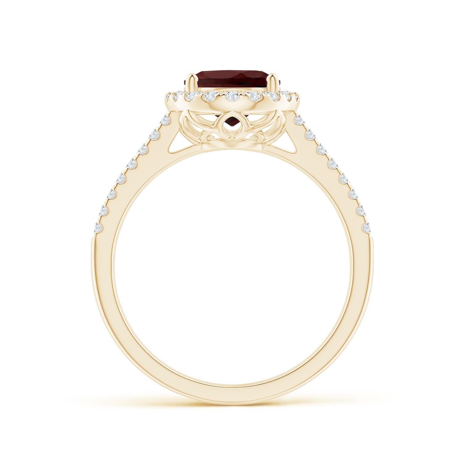 AA - Garnet / 2.38 CT / 14 KT Yellow Gold