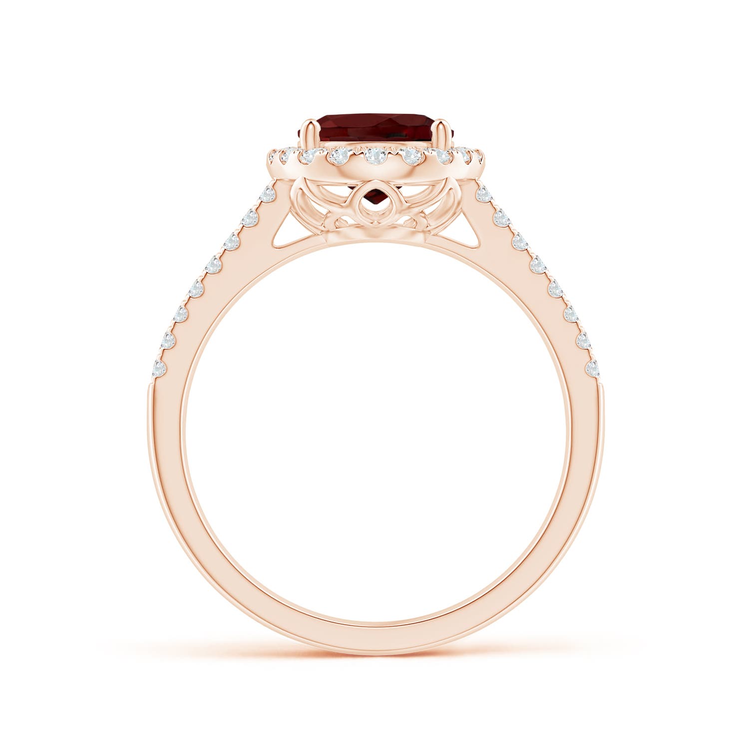 AAA - Garnet / 2.38 CT / 14 KT Rose Gold