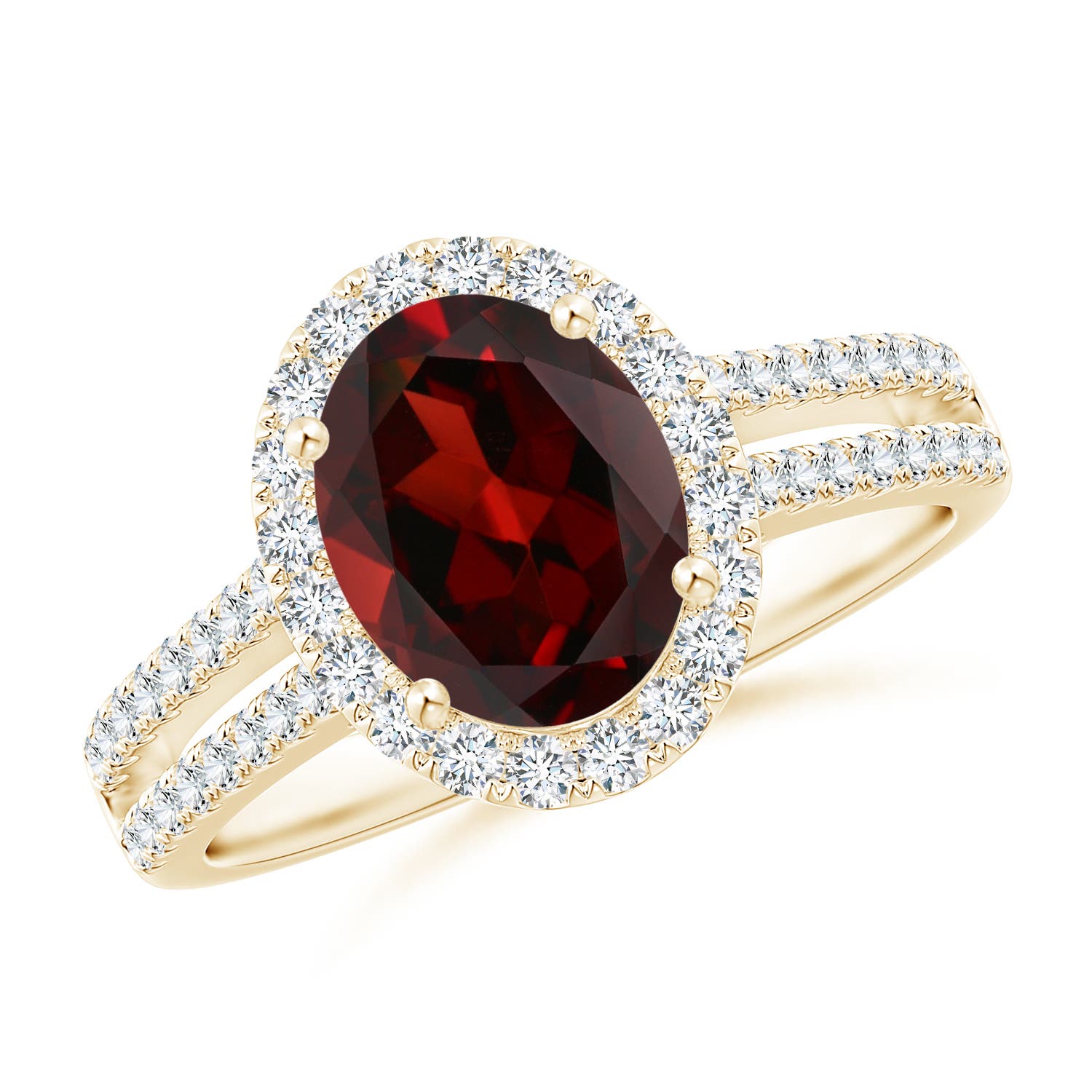 AAA - Garnet / 2.38 CT / 14 KT Yellow Gold