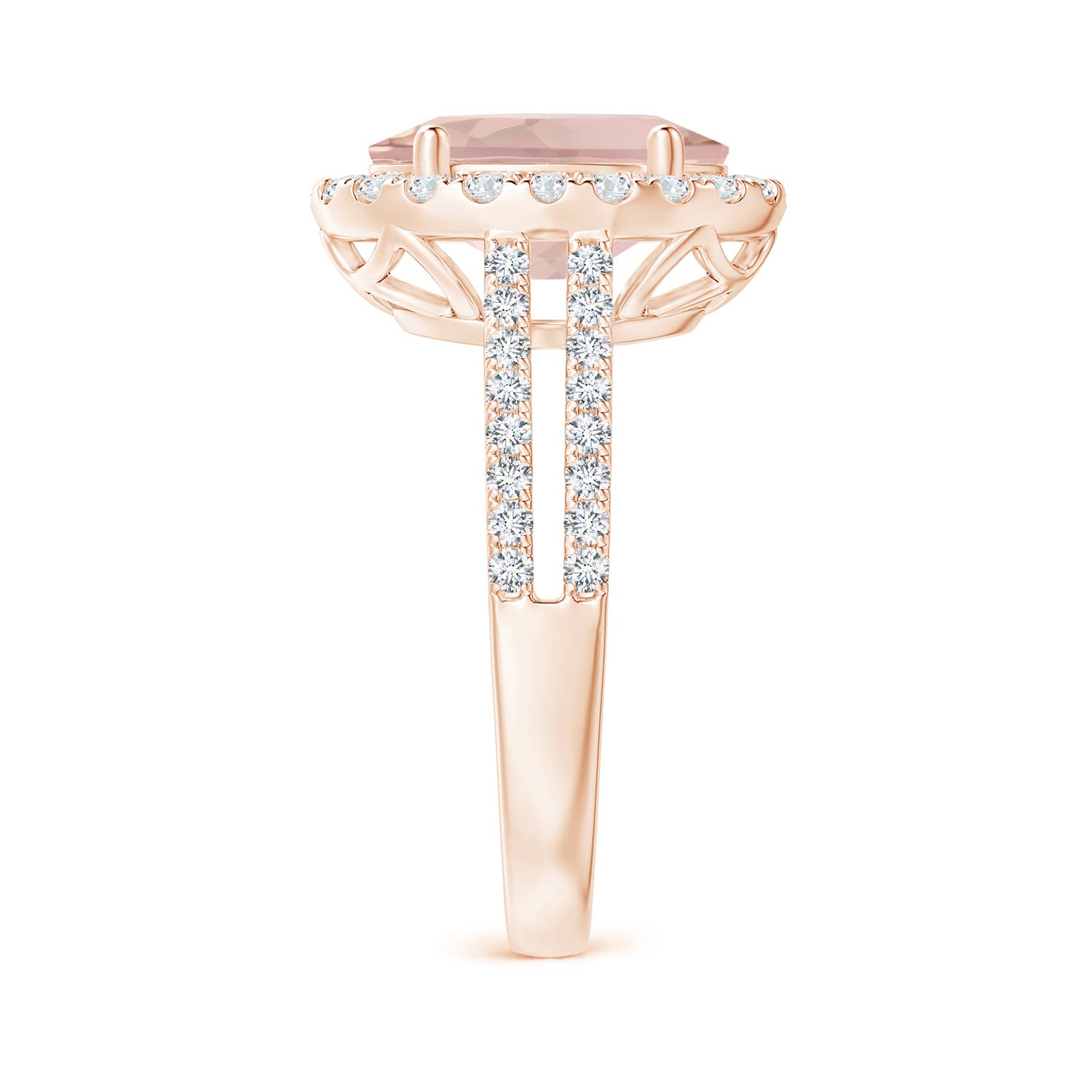 AA - Morganite / 4.17 CT / 14 KT Rose Gold