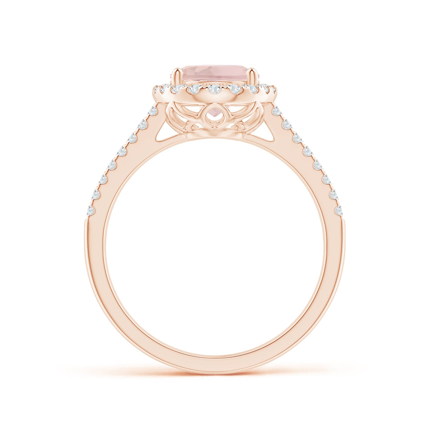 A - Morganite / 2.05 CT / 14 KT Rose Gold