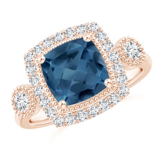 Cushion A London Blue Topaz