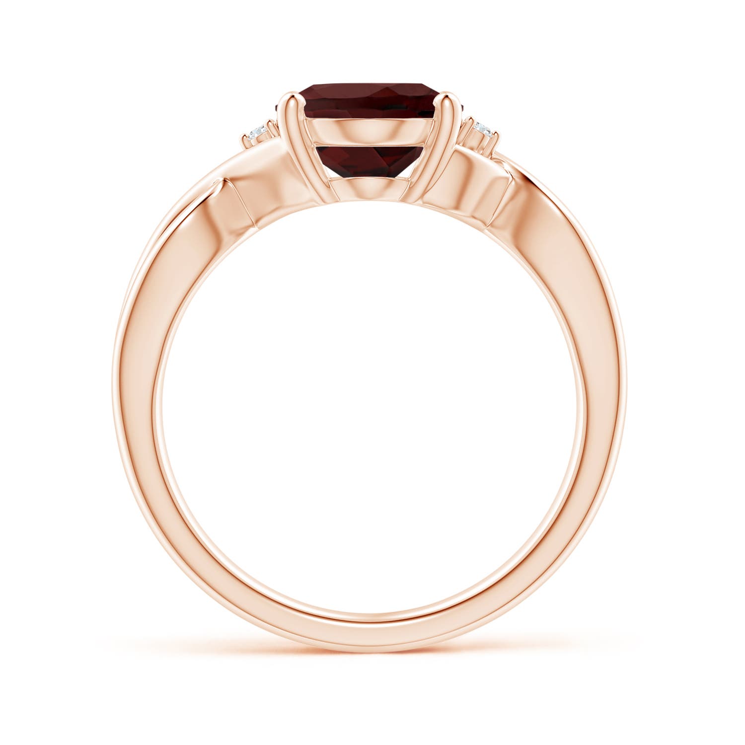 AA - Garnet / 2.97 CT / 14 KT Rose Gold