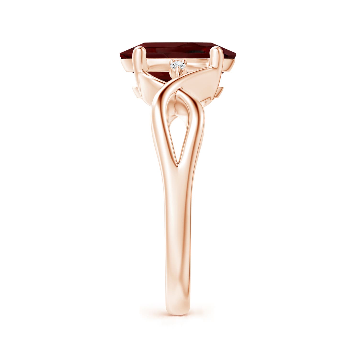 AAA - Garnet / 2.97 CT / 14 KT Rose Gold