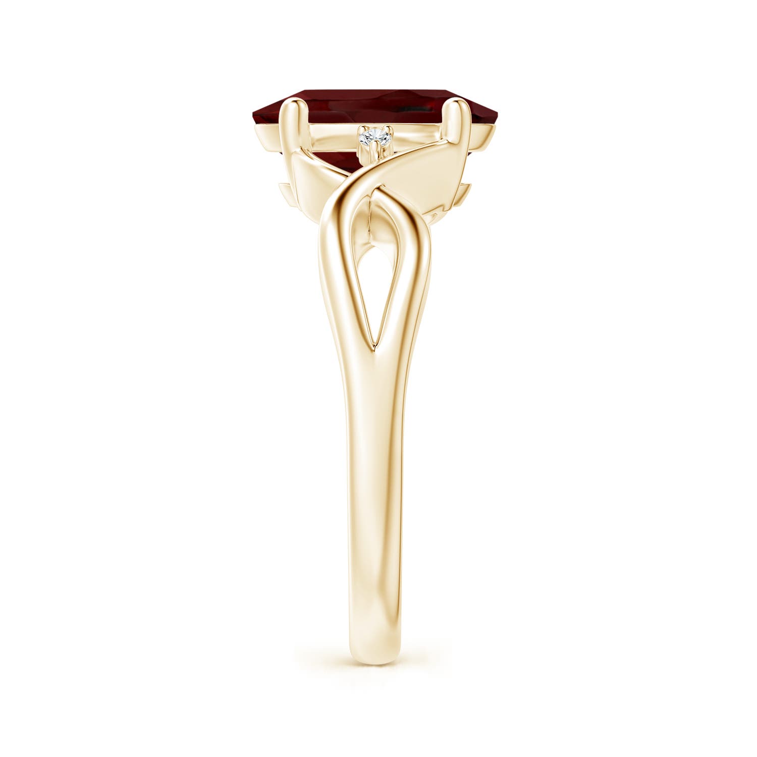 AAA - Garnet / 2.97 CT / 14 KT Yellow Gold