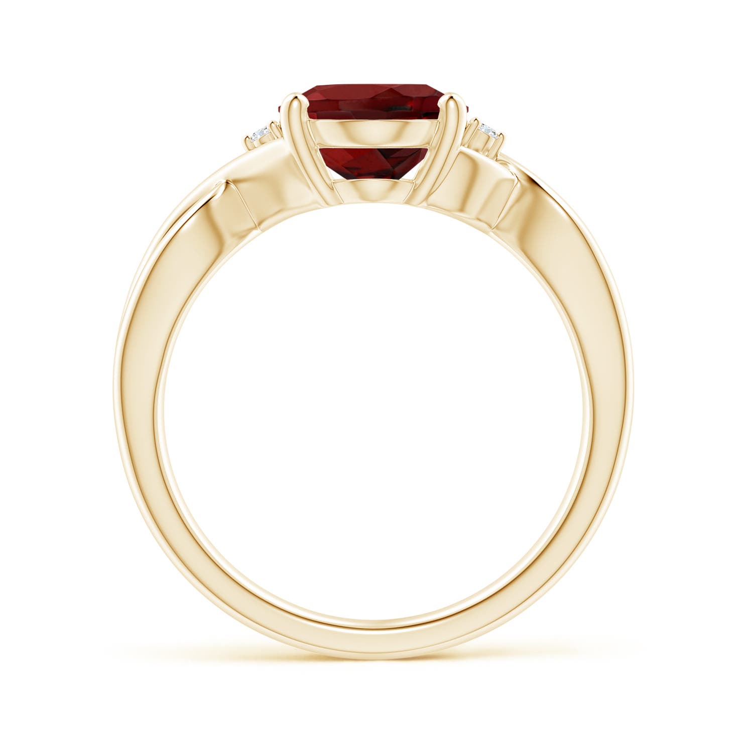 AAAA - Garnet / 2.97 CT / 14 KT Yellow Gold