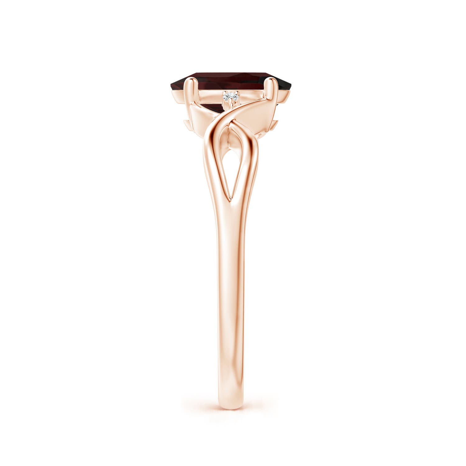 A - Garnet / 1.46 CT / 14 KT Rose Gold