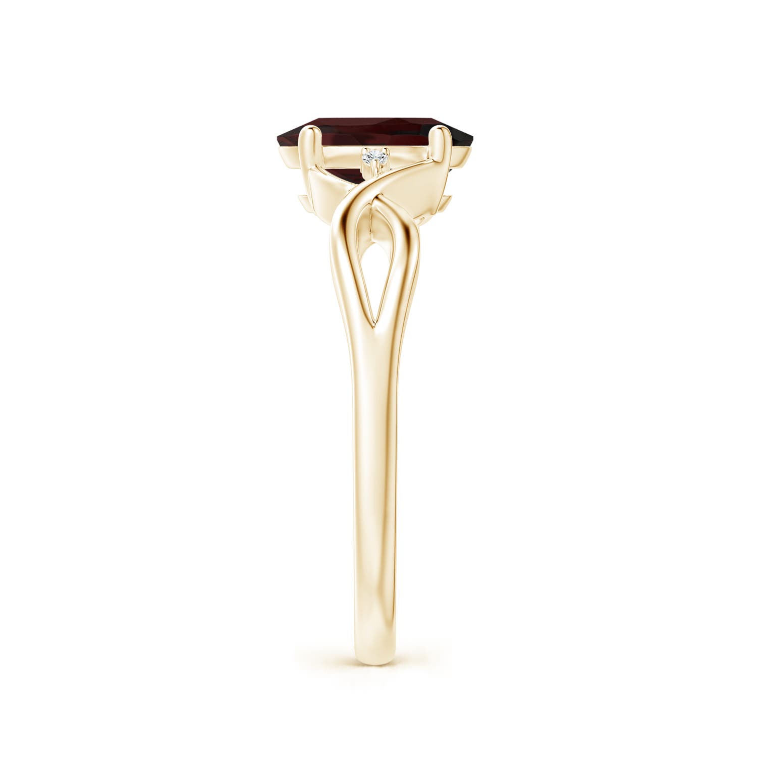 A - Garnet / 1.46 CT / 14 KT Yellow Gold