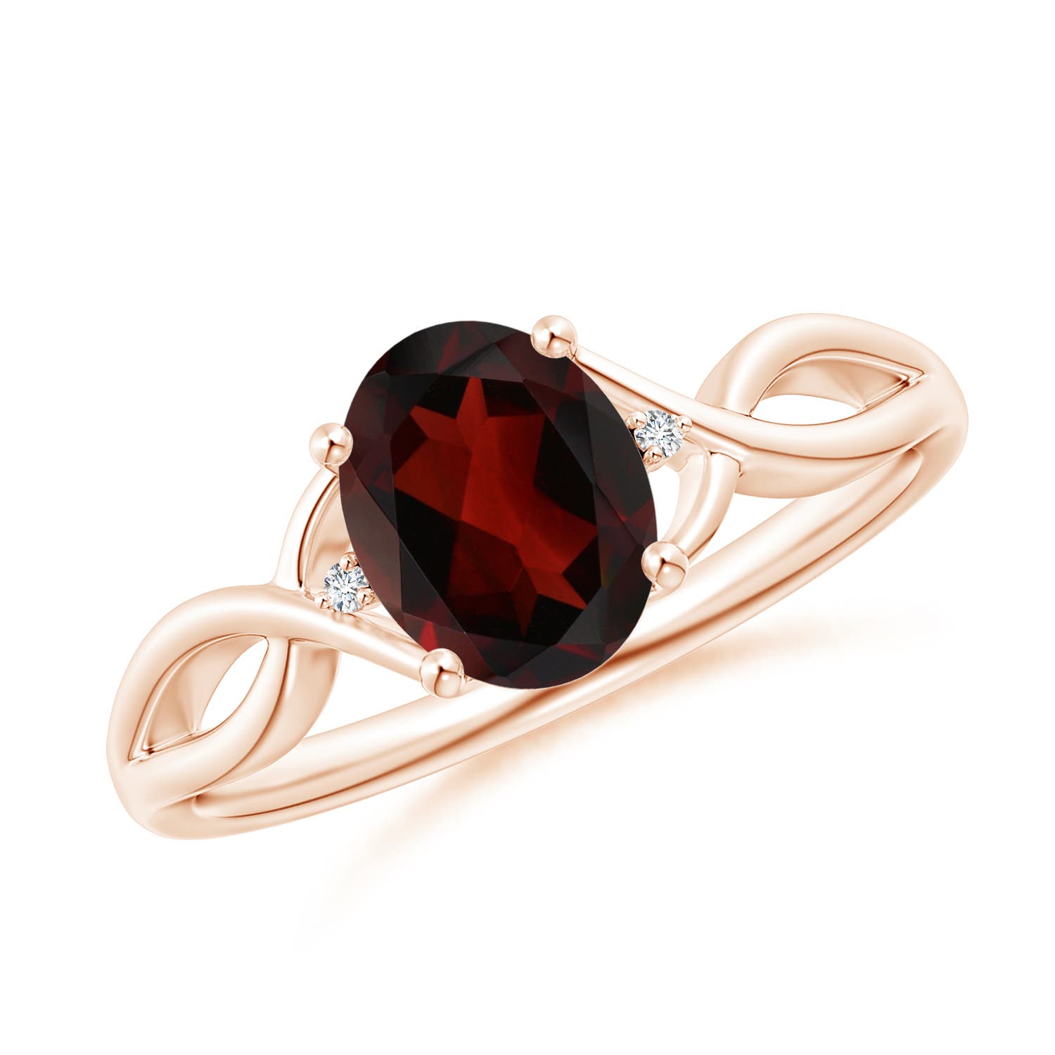 AA - Garnet / 1.46 CT / 14 KT Rose Gold