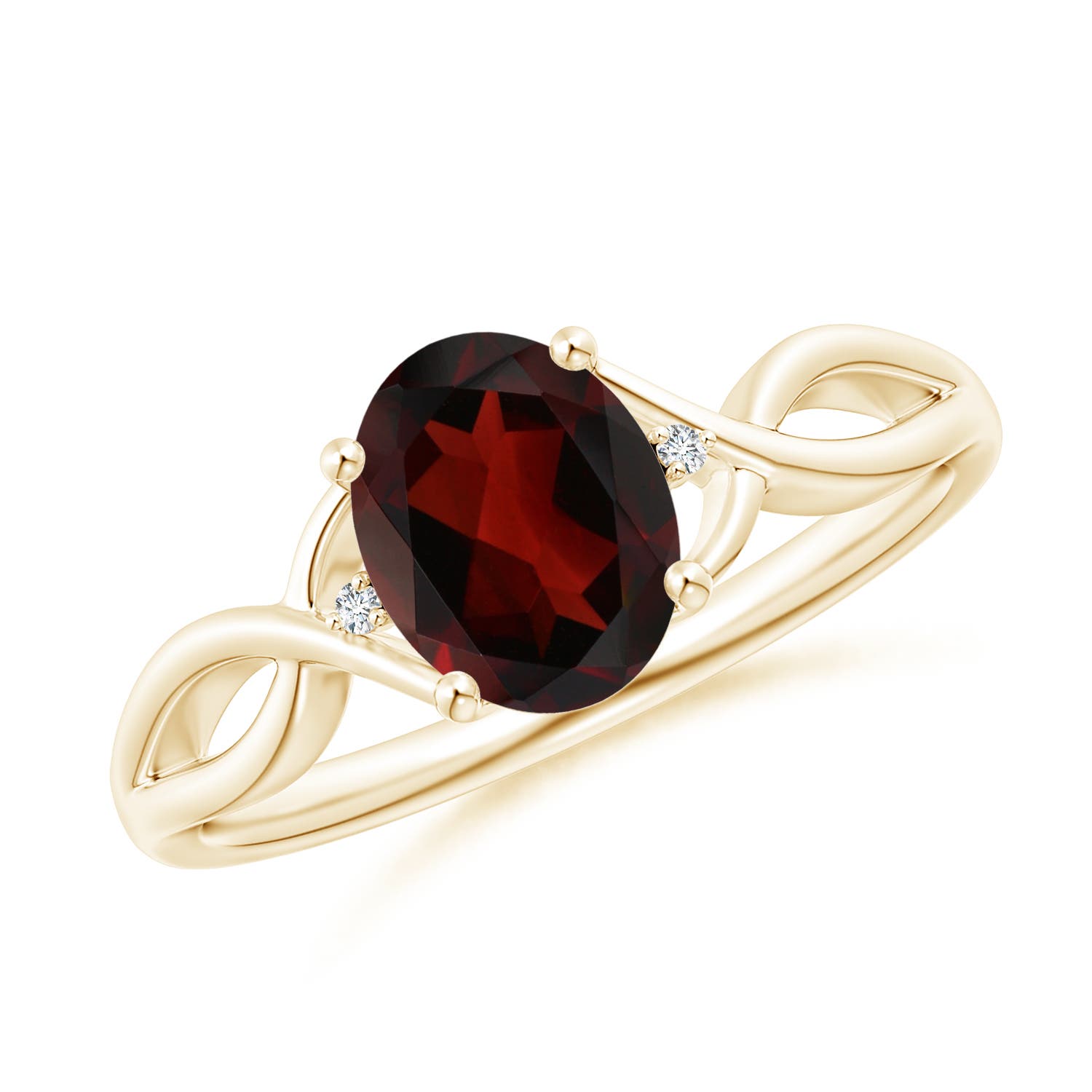 AA - Garnet / 1.46 CT / 14 KT Yellow Gold