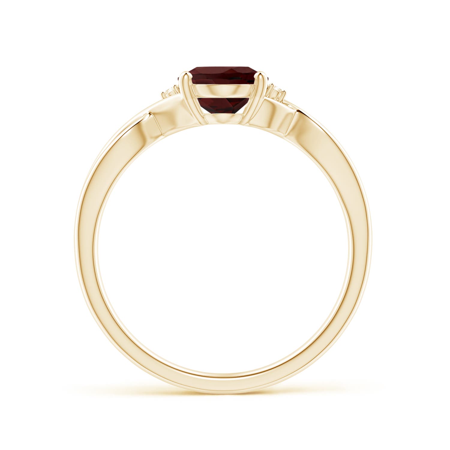 AA - Garnet / 1.46 CT / 14 KT Yellow Gold