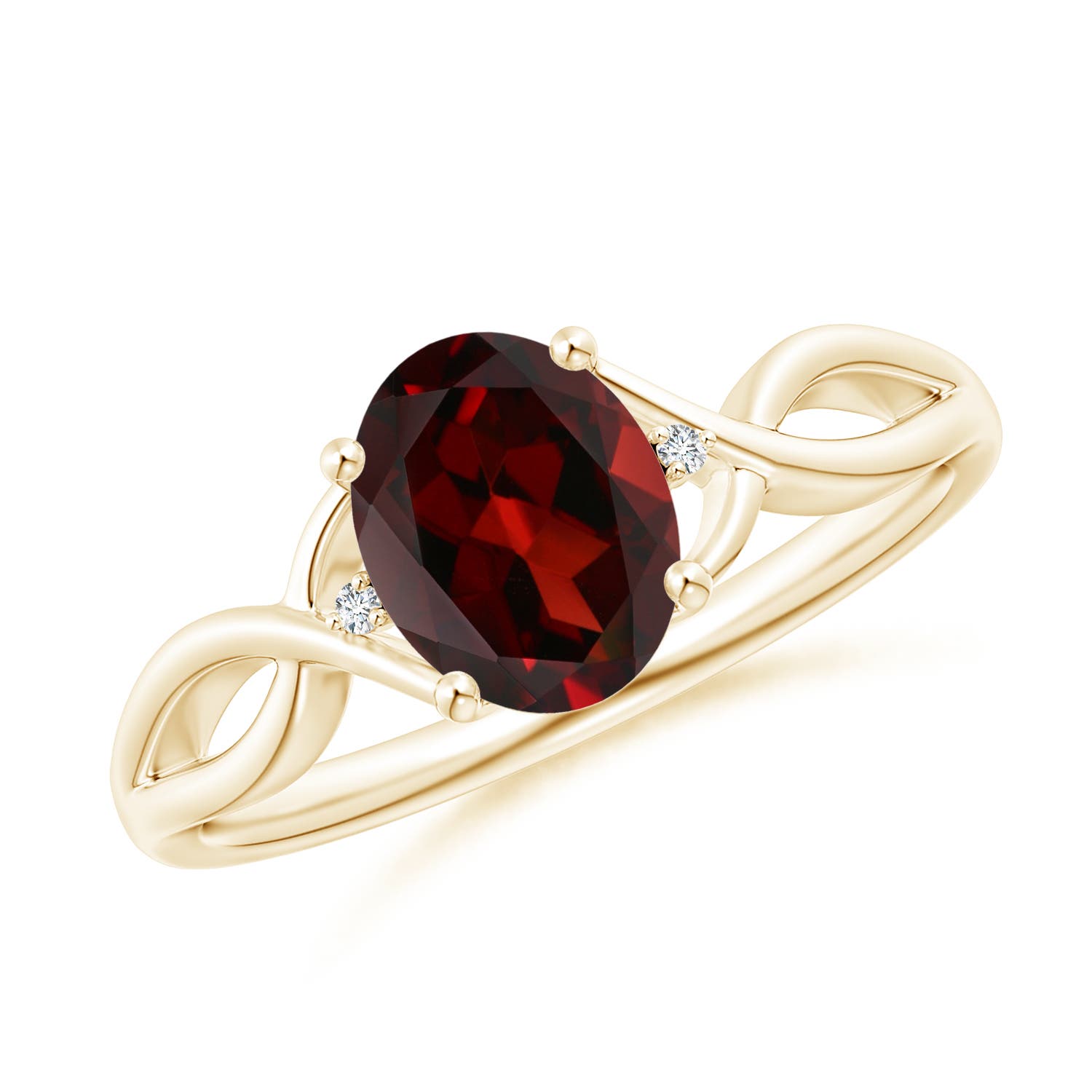 AAA - Garnet / 1.46 CT / 14 KT Yellow Gold