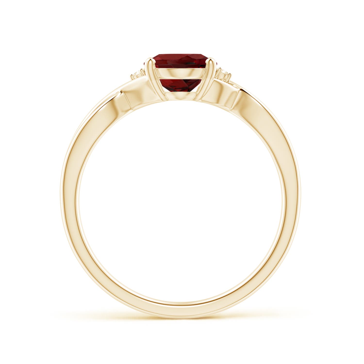 AAAA - Garnet / 1.46 CT / 14 KT Yellow Gold