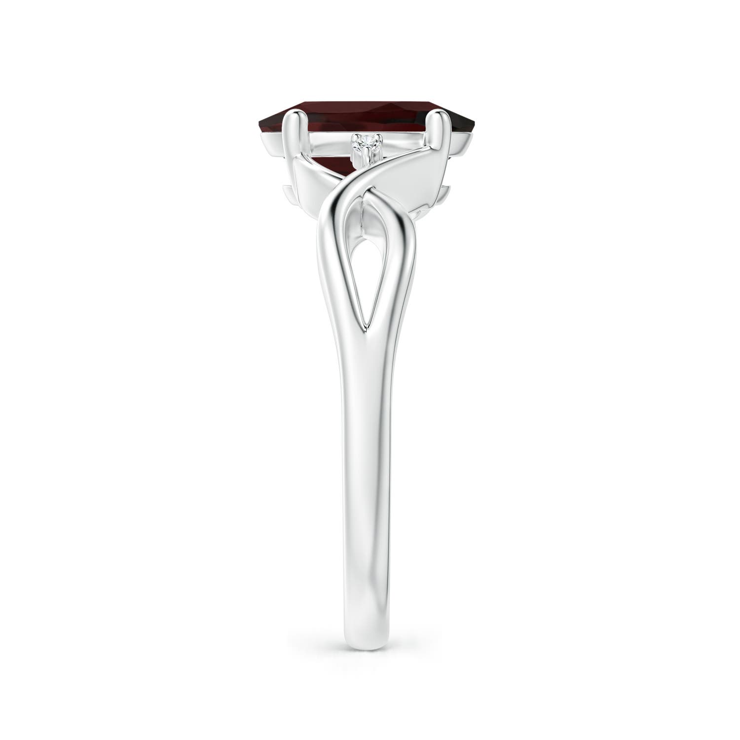 A - Garnet / 2.02 CT / 14 KT White Gold