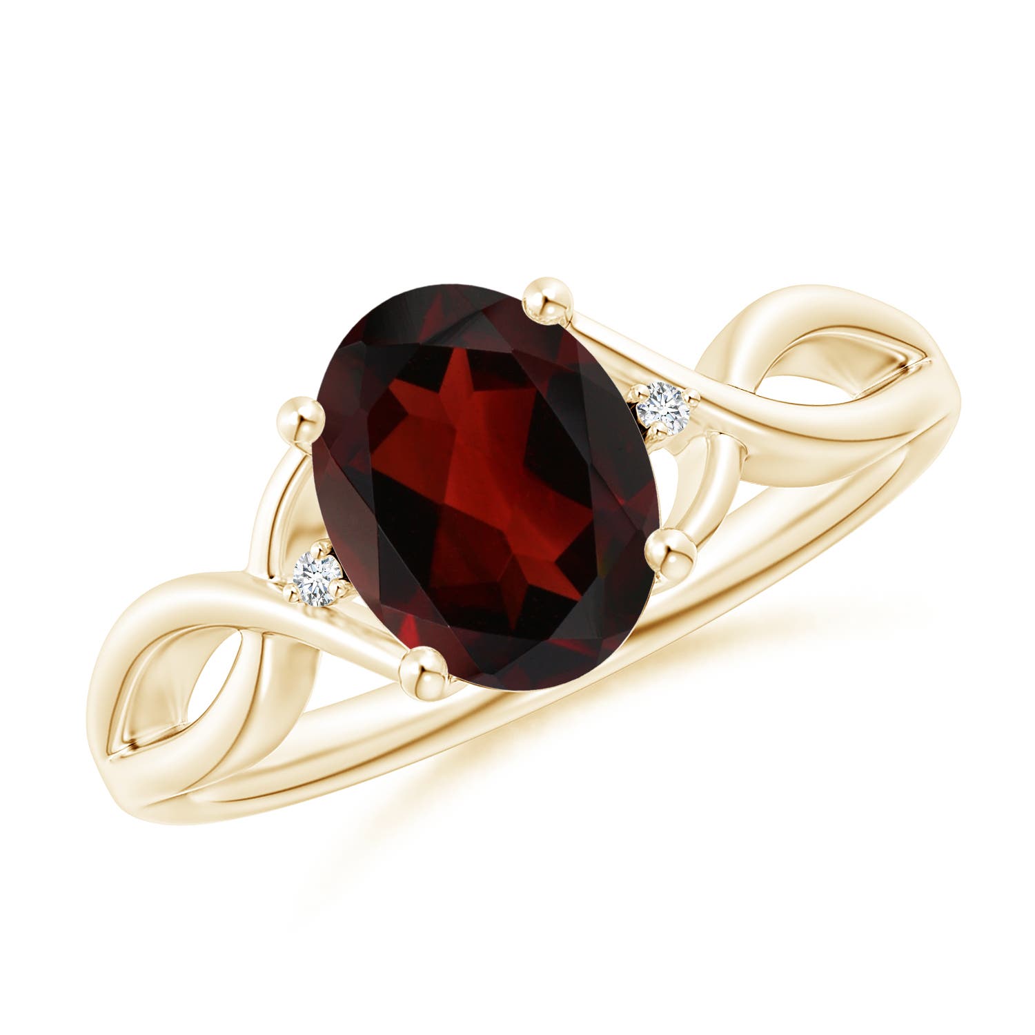 AA - Garnet / 2.02 CT / 14 KT Yellow Gold