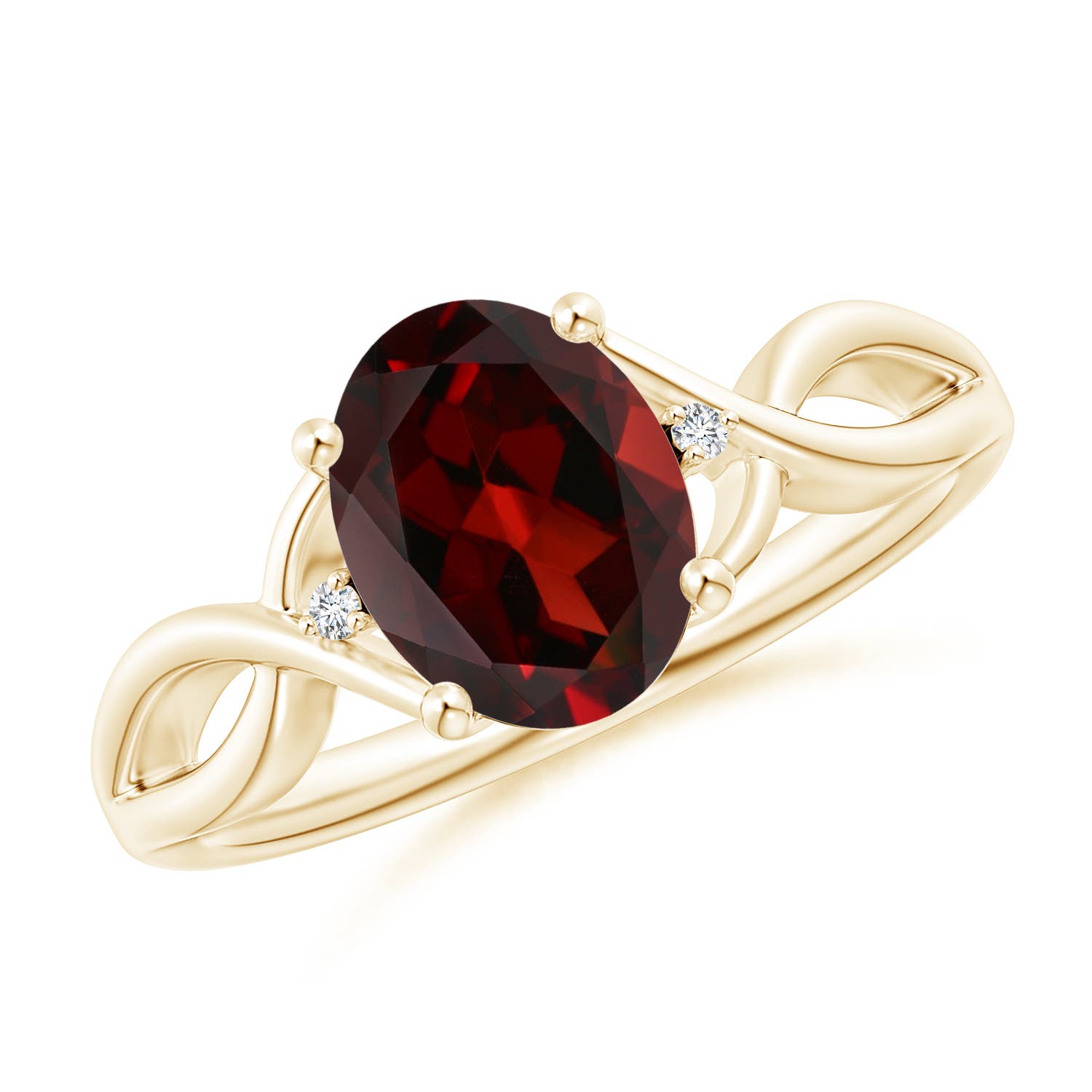 AAA - Garnet / 2.02 CT / 14 KT Yellow Gold