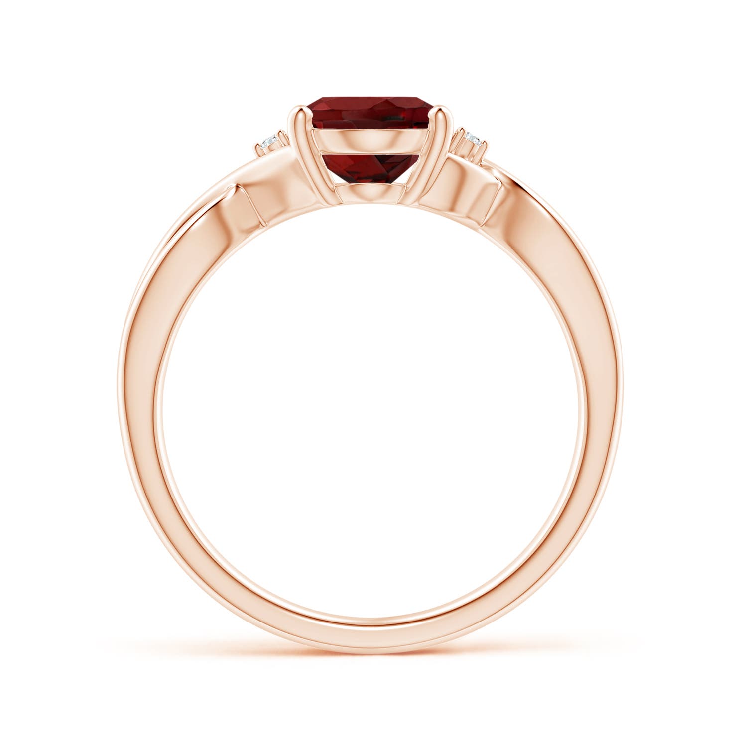 AAAA - Garnet / 2.02 CT / 14 KT Rose Gold