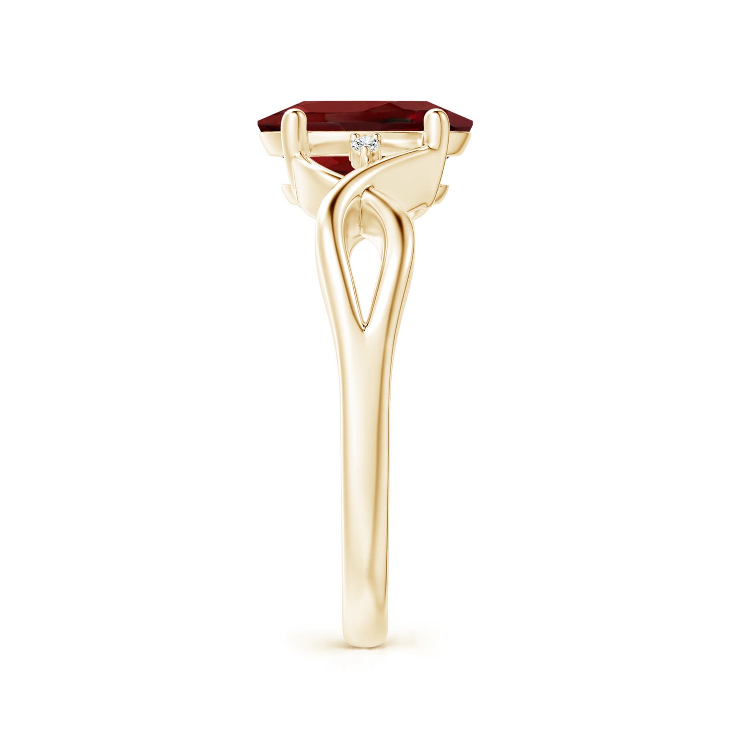 AAAA - Garnet / 2.02 CT / 14 KT Yellow Gold