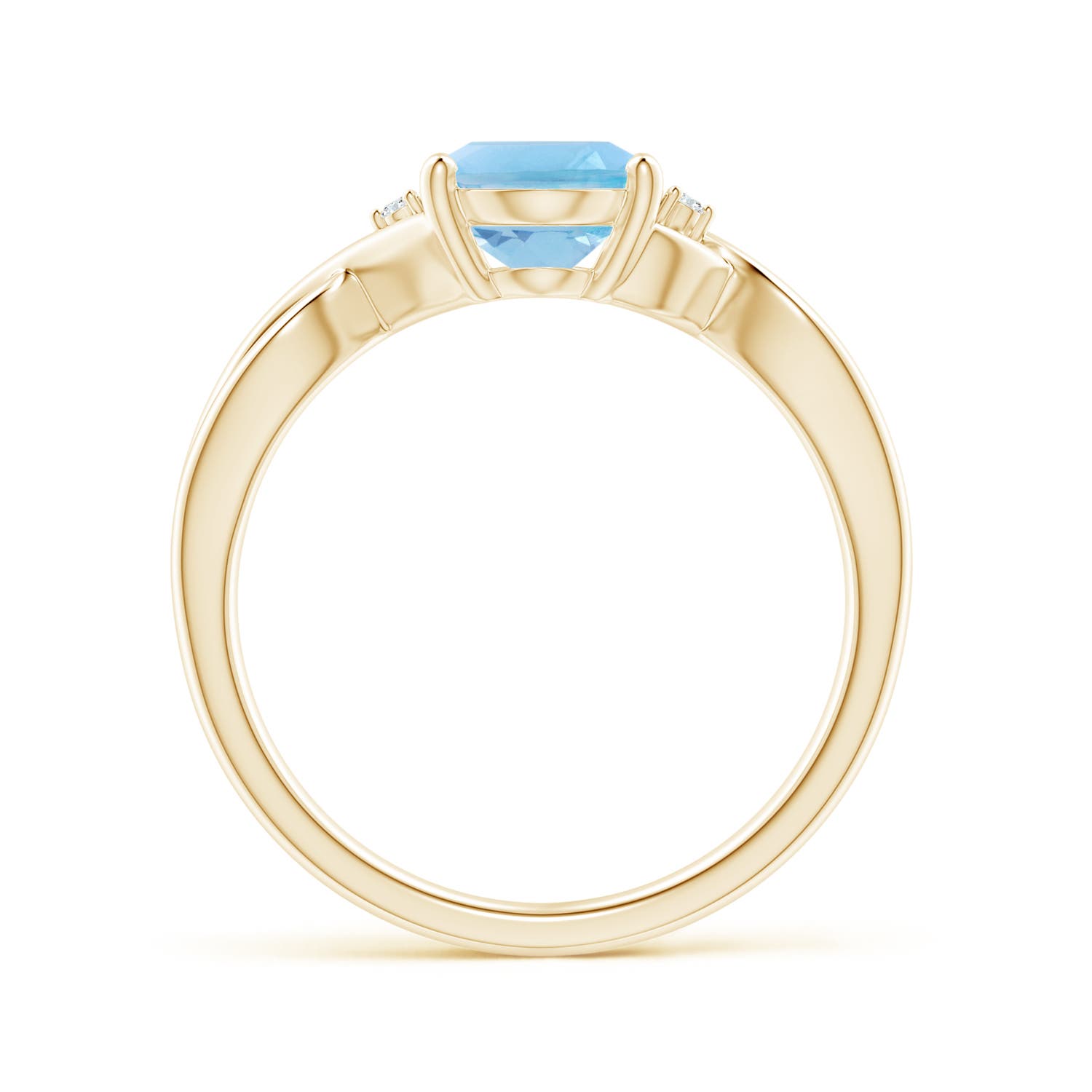 A - Swiss Blue Topaz / 2.27 CT / 14 KT Yellow Gold