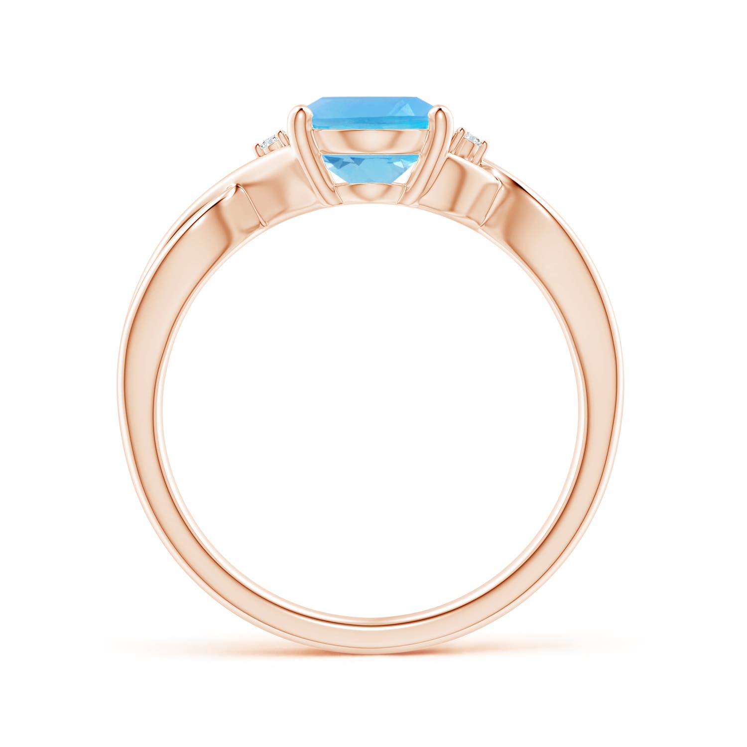 AA - Swiss Blue Topaz / 2.27 CT / 14 KT Rose Gold