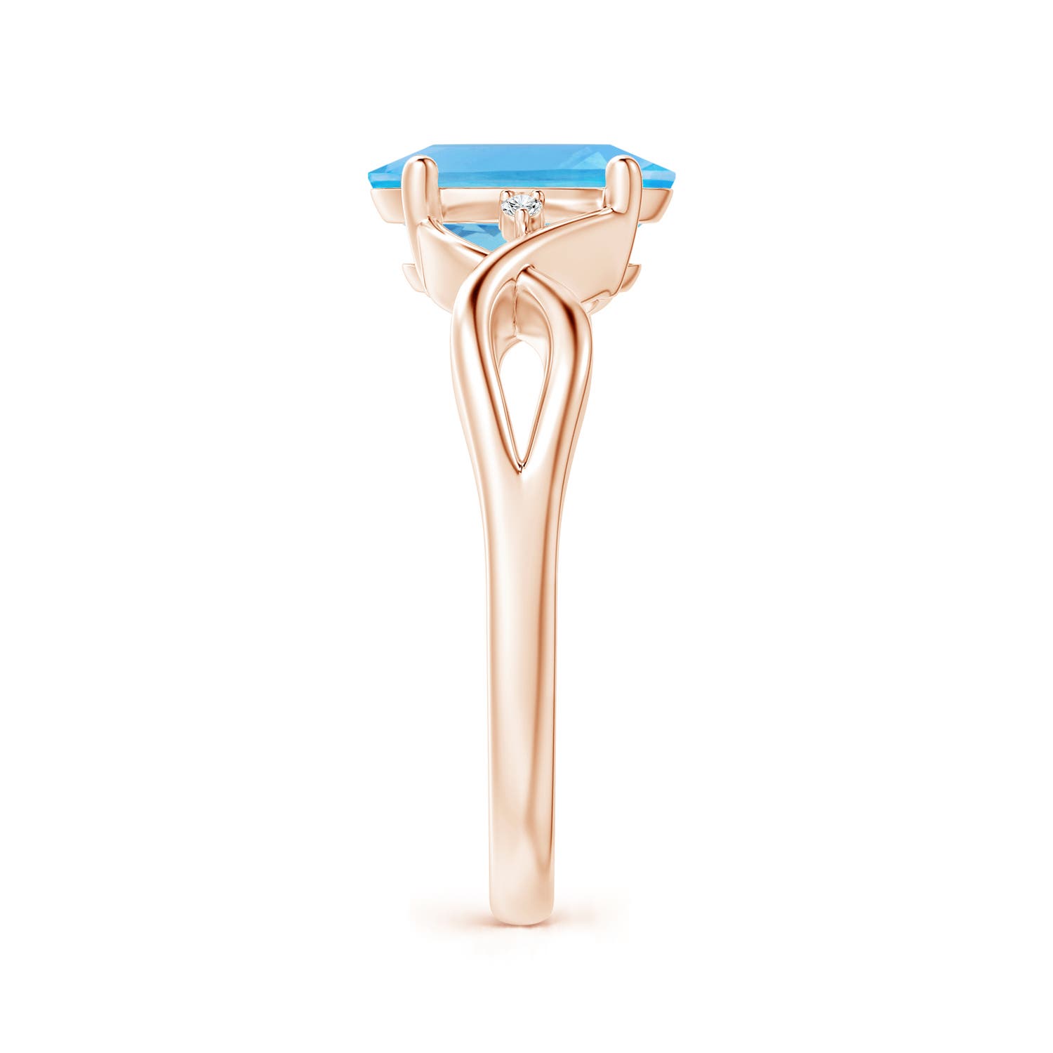 AA - Swiss Blue Topaz / 2.27 CT / 14 KT Rose Gold