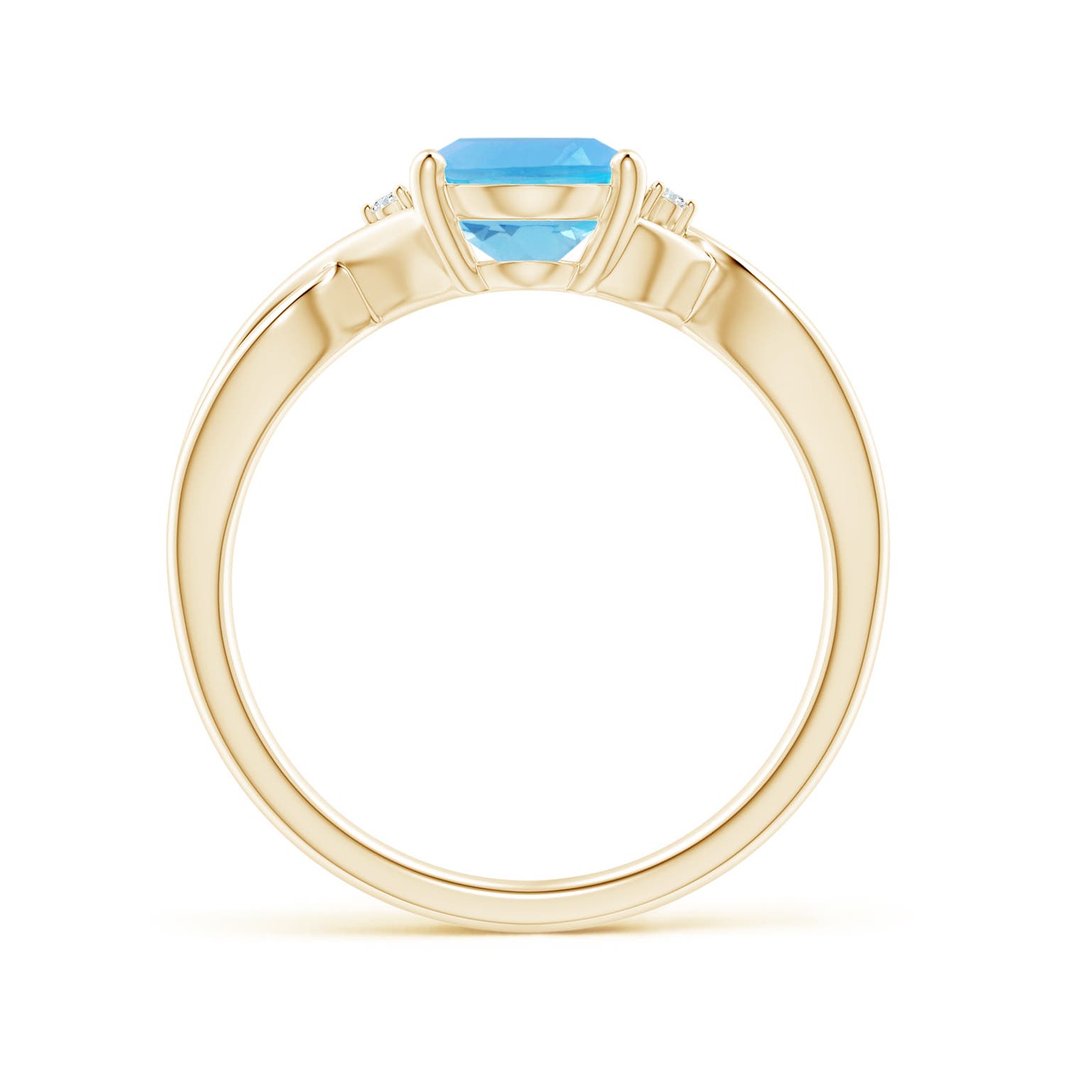 AA - Swiss Blue Topaz / 2.27 CT / 14 KT Yellow Gold